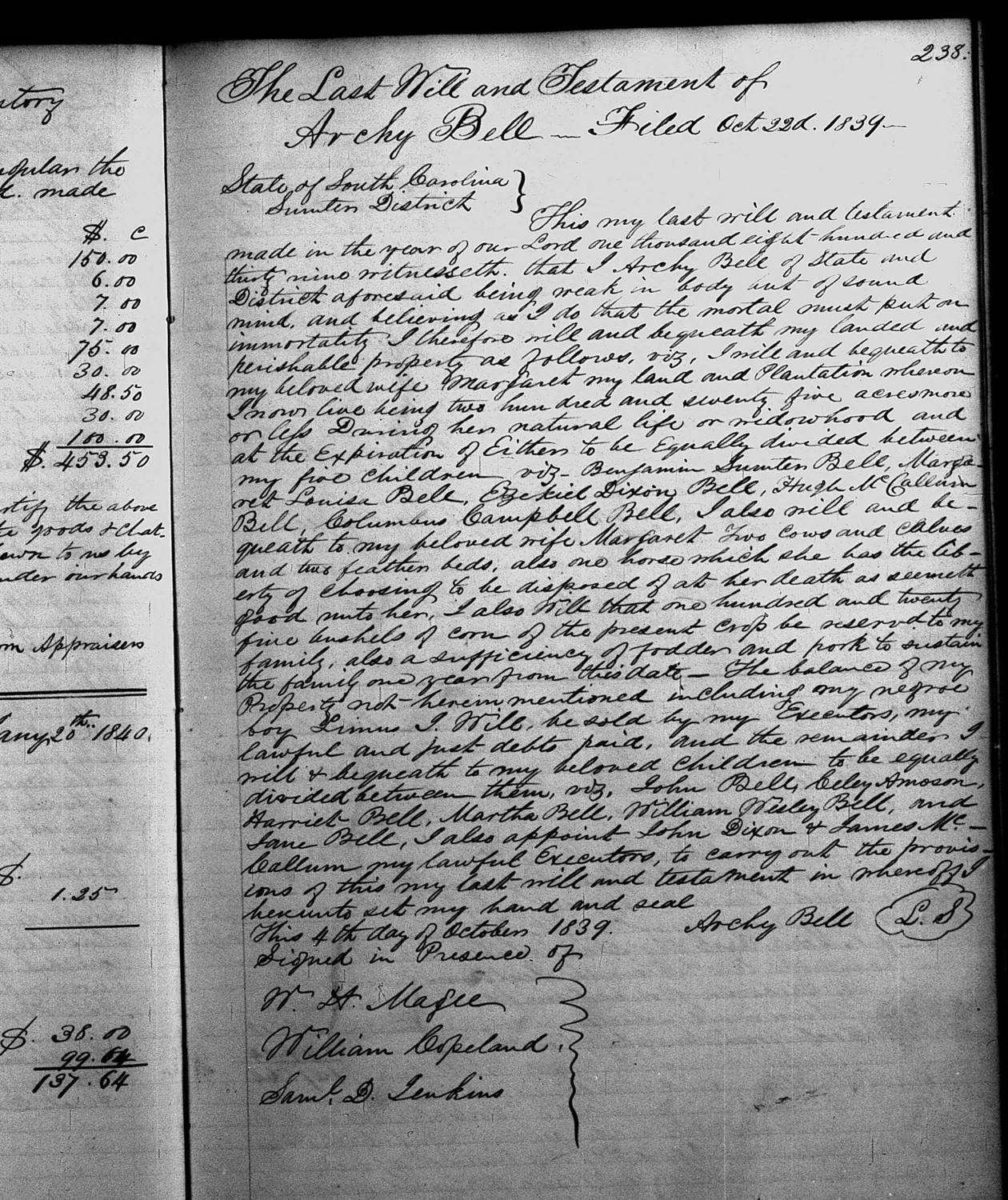 A document from the research file