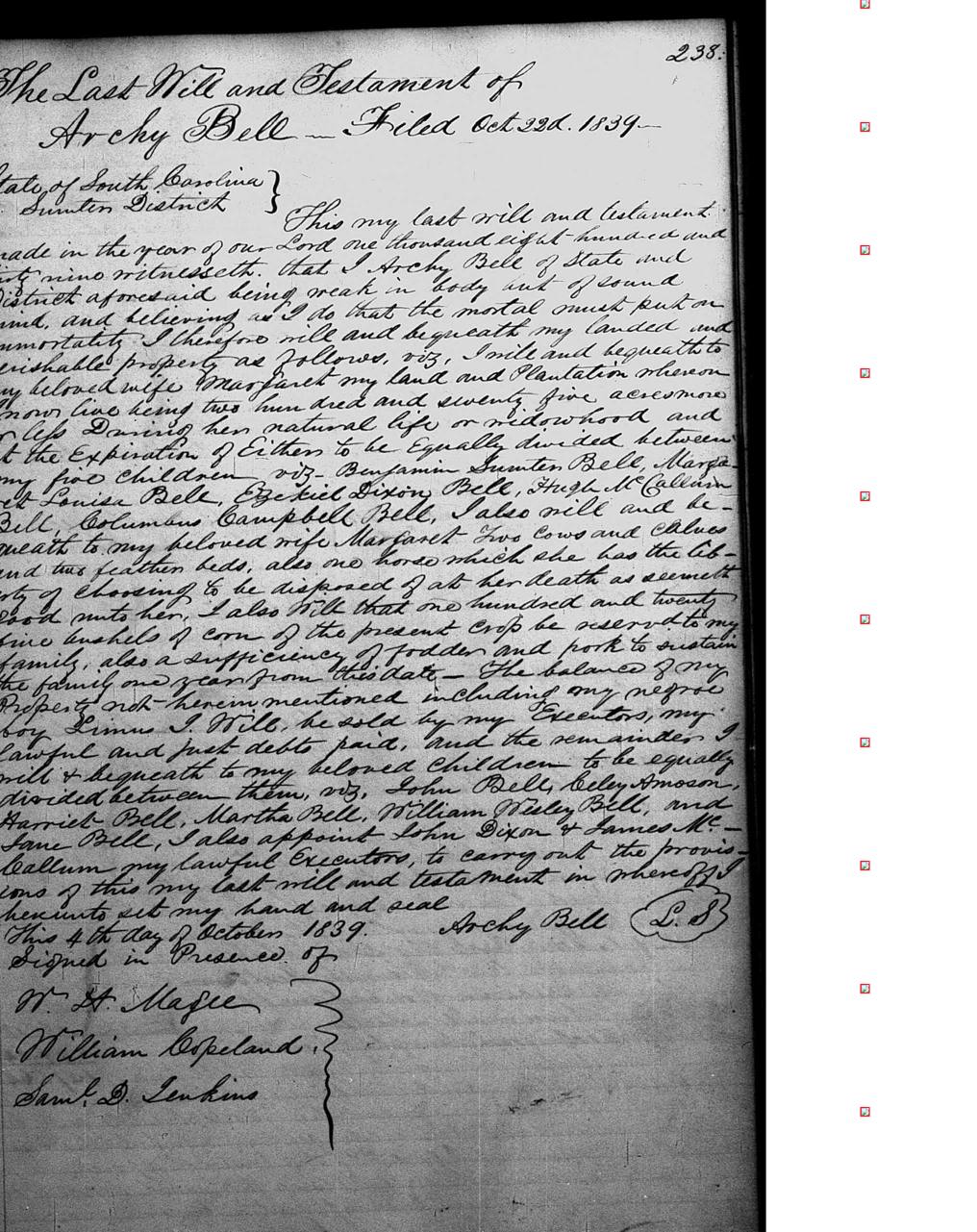 A document from the research file