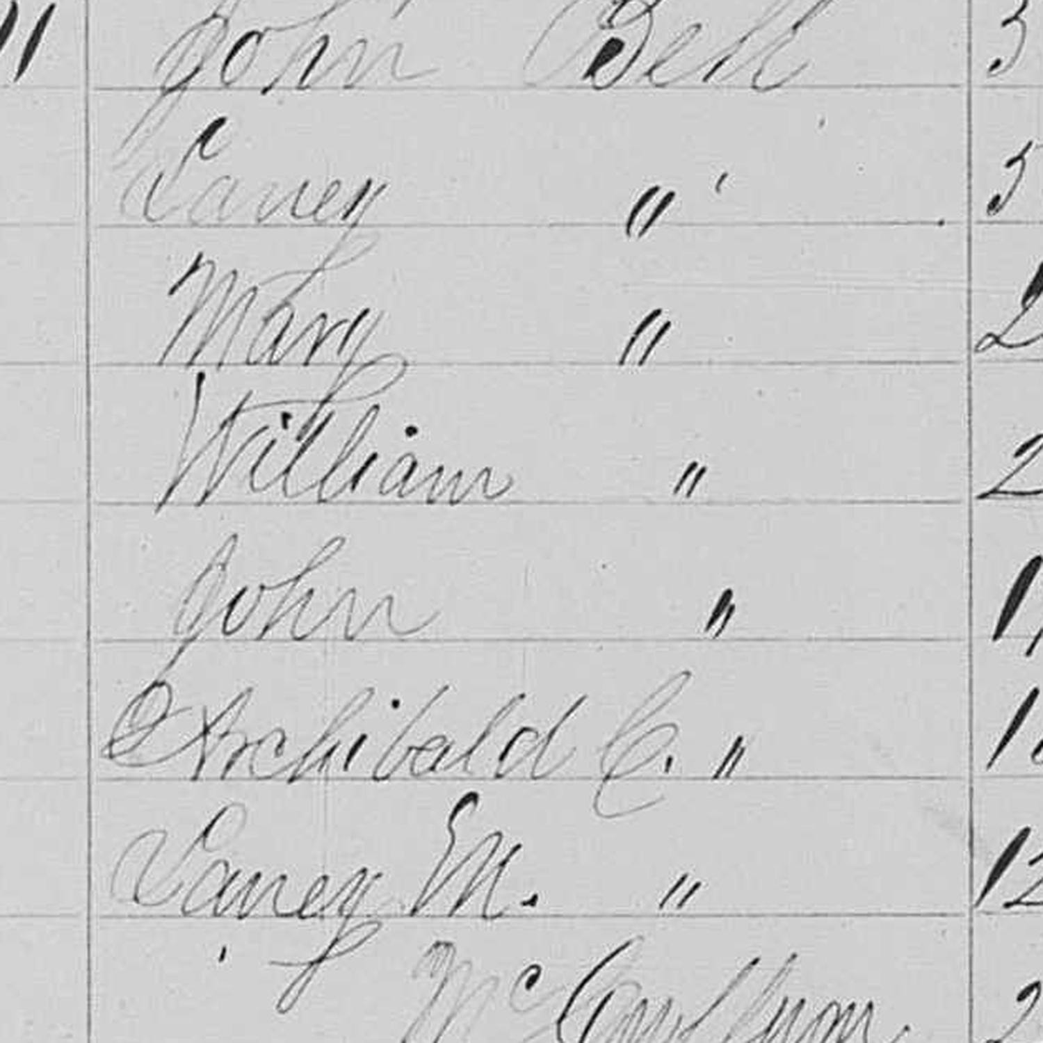 A document from the research file