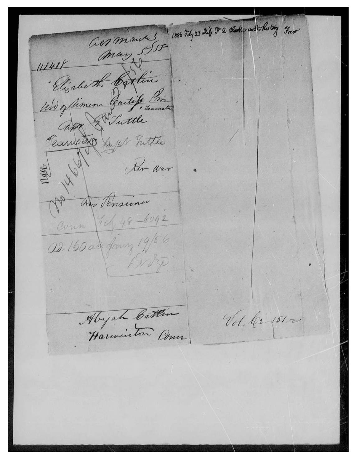 evidence derived sar 49 pension w10569 simeon curtiss teamster under tuttle 1780 81 p3