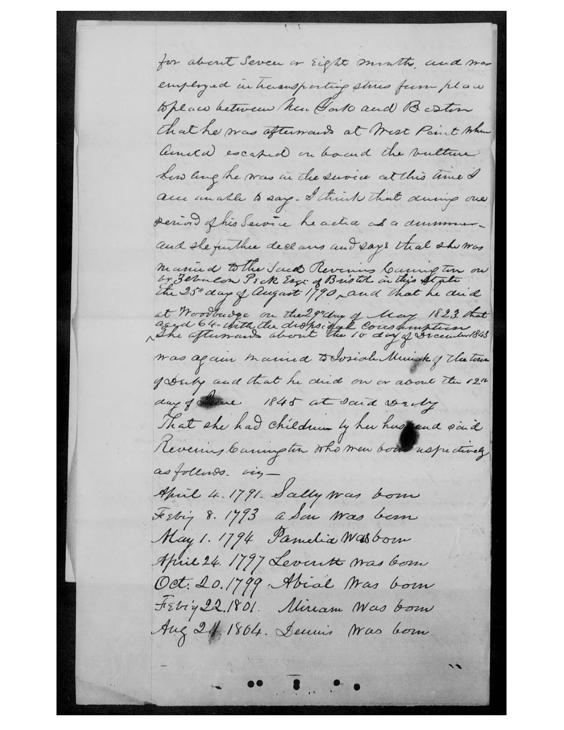 evidence derived sar 59 pension w9959 reverius carrington hired by capt tuttle p3