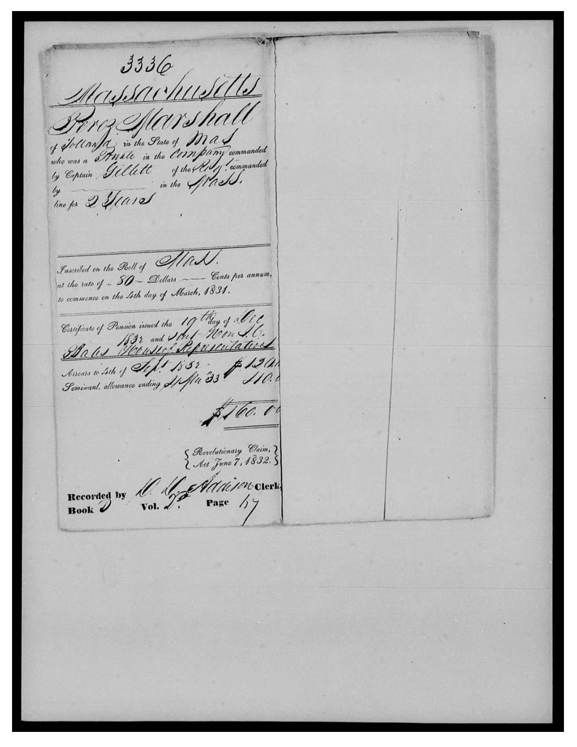 evidence derived sar 61 pension w19857 perez marshall reenlisted under tuttle 1780 81 p2