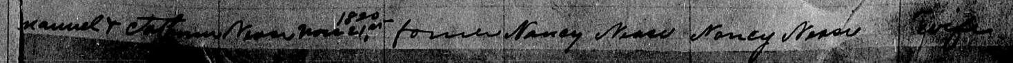 George Nease's 1899 death record, parents named