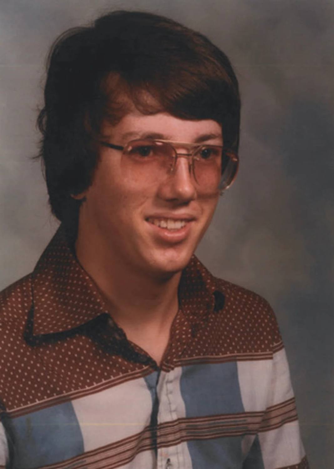 Robert Lee Bell Jr., school portrait, late 1970s