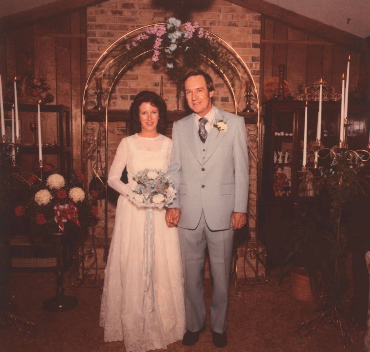 Willie Joyce Stephens on her wedding day, 24 May 1980