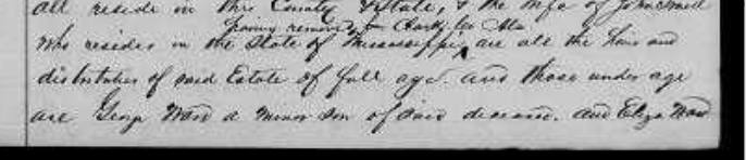 Estate deposition: Caroline's move and the minor heirs
